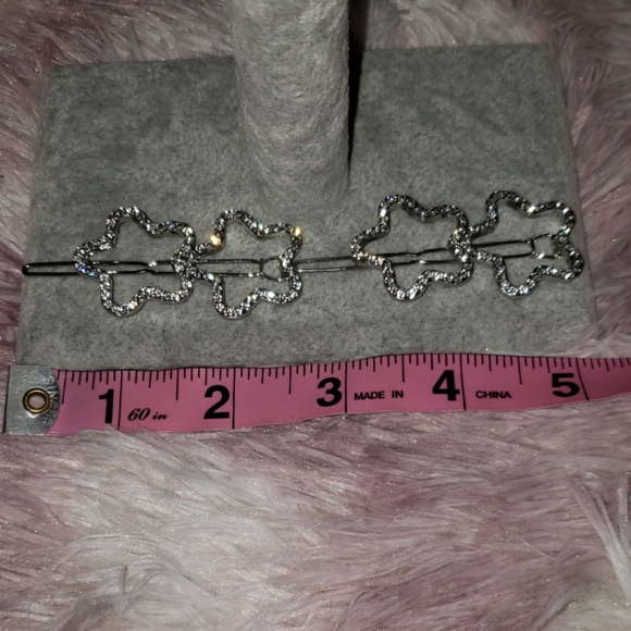 Hair Accesories Clips Two Star Pronged - Picture 7 of 8